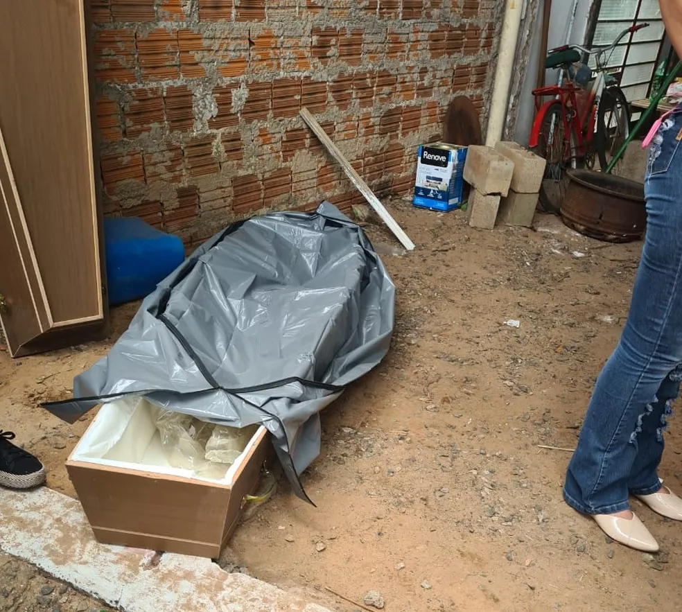 Polícia encontra corpos de mãe e filha enterrados em quintal de casa em Pompeia — Foto: João Trentini/Divulgação
