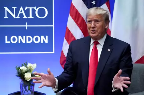 O presidente dos Estados Unidos, Donald Trump. 04/12/2019. REUTERS/Kevin Lamarque. O presidente dos Estados Unidos, Donald Trump. 04/12/2019. REUTERS/Kevin Lamarque.