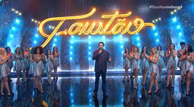 ​O apresentador Fausto Silva fez sua estreia na Band em 1º de janeiro de 2022