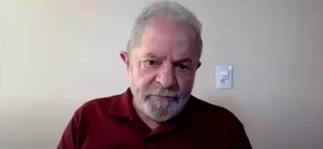 Ex-presidente Lula em reunião do Diretório Nacional do PT no dia 9 de abril Ex-presidente Lula em reunião do Diretório Nacional do PT no dia 9 de abril