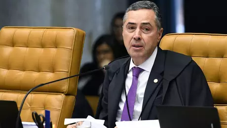 Em vídeo, Barroso desmente apoio às manifestações de Bolsonaro Em vídeo, Barroso desmente apoio às manifestações de Bolsonaro