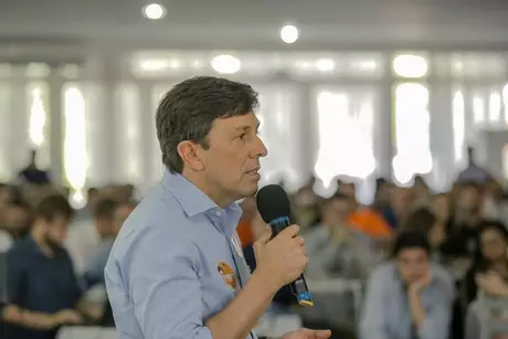 O candidato do Novo à Presidência nas eleições de 2018, João Amoêdo O candidato do Novo à Presidência nas eleições de 2018, João Amoêdo