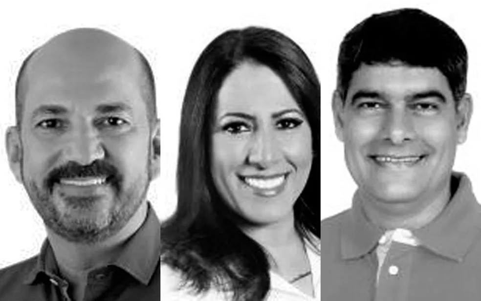 José Robério Batista de Oliveira, Claudia Oliveira e Agnelo Santos são investigados pela Operação Fraterno — Foto: Divulgação