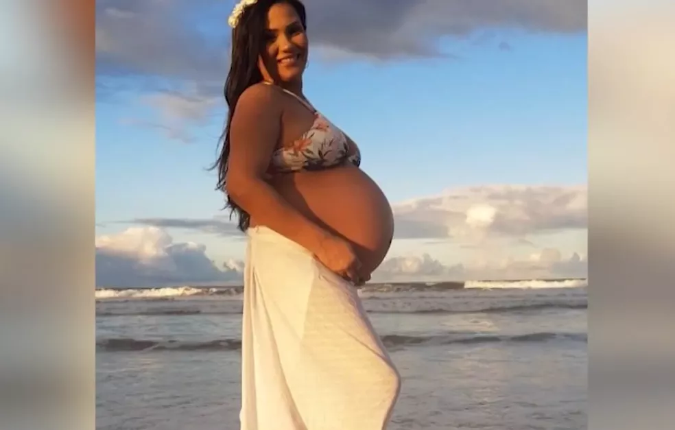 Gestante morre com suspeita de Covid-19 na Bahia e família alega negligência de hospital — Foto: Reprodução/TV Santa Cruz