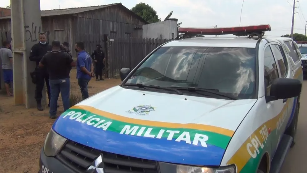 Polícia Militar encontrou corpos de pai e crianças dentro de casa de Ariquemes.  — Foto: Amaral Seixas/Arquivo pessoal