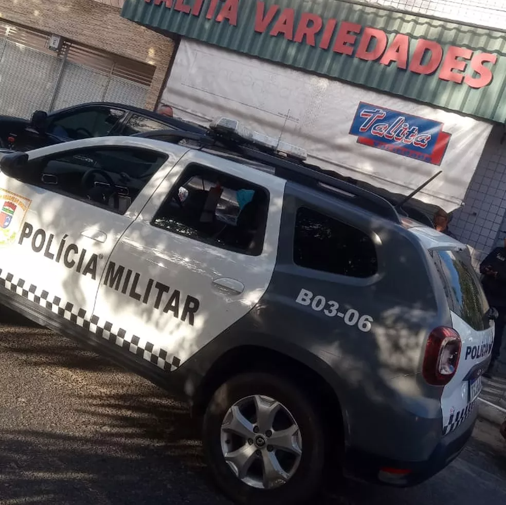 Mulher é morta a tiros em loja de variedades na Grande Natal — Foto: Reprodução