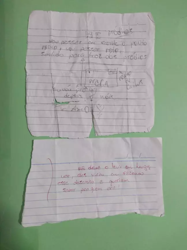 Mãe achou e entregou à polícia cartas que pastor enviava à vítima Mãe achou e entregou à polícia cartas que pastor enviava à vítima