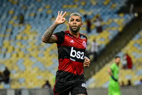Jogador Gabigol na partida entre Cabofriense e Flamengo, válida pela primeira rodada da Taça Rio, no estádio do Maracanã Jogador Gabigol na partida entre Cabofriense e Flamengo, válida pela primeira rodada da Taça Rio, no estádio do Maracanã