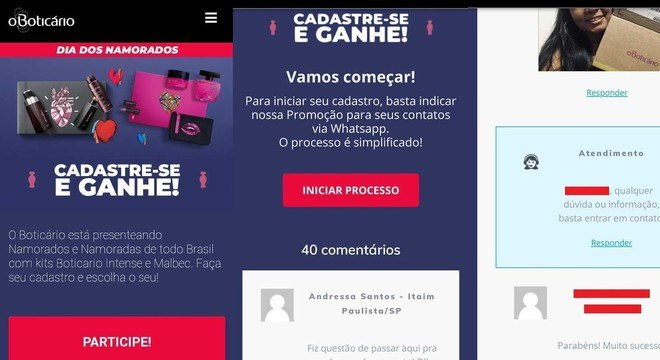 Golpe funciona através de link  falso compartilhado pelo Whatsapp
