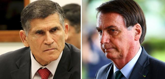 Santos Cruz e Bolsonaro (Foto: ABr) Santos Cruz e Bolsonaro