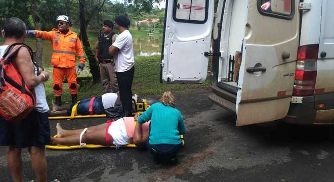 Acidente deixou oito pessoas feridas em Brumadinho