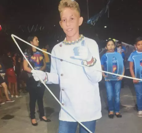 Mizael Fernandes da Silva, de 13 anos Mizael Fernandes da Silva, de 13 anos