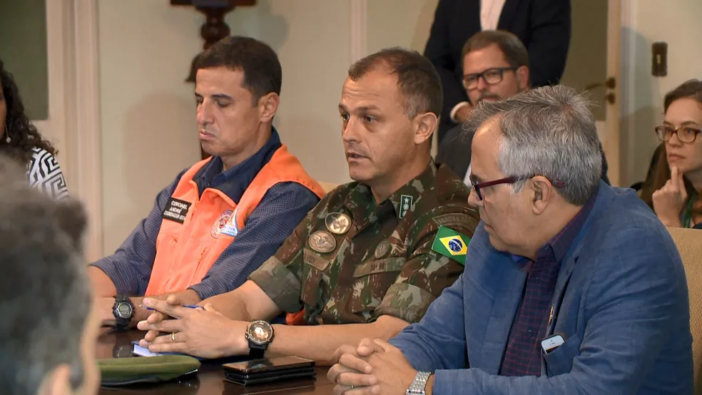 Coronel Alves, comandante do 38º Batalhão de Infantaria — Foto: Reprodução/TV Gazeta Coronel Alves, comandante do 38º Batalhão de Infantaria — Foto: Reprodução/TV Gazeta