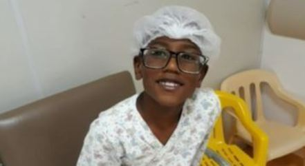 Hamilton tinha 10 anos
