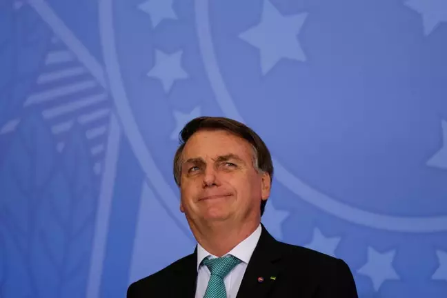 Presidente Jair Bolsonaro durante cerimônia no Palácio do Planalto 27/09/2021 REUTERS/Ueslei Marcelino Presidente Jair Bolsonaro durante cerimônia no Palácio do Planalto 27/09/2021 REUTERS/Ueslei Marcelino