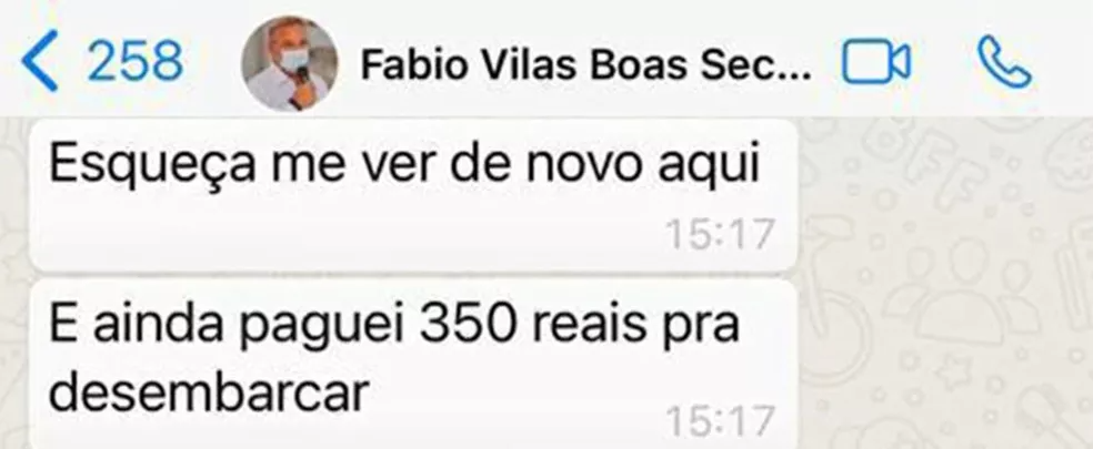 Secretário de saúde da BA xinga chef de cozinha de 'vagabunda' após ter reserva cancelada por tempo instável em Salvador — Foto: Reprodução/TV Bahia