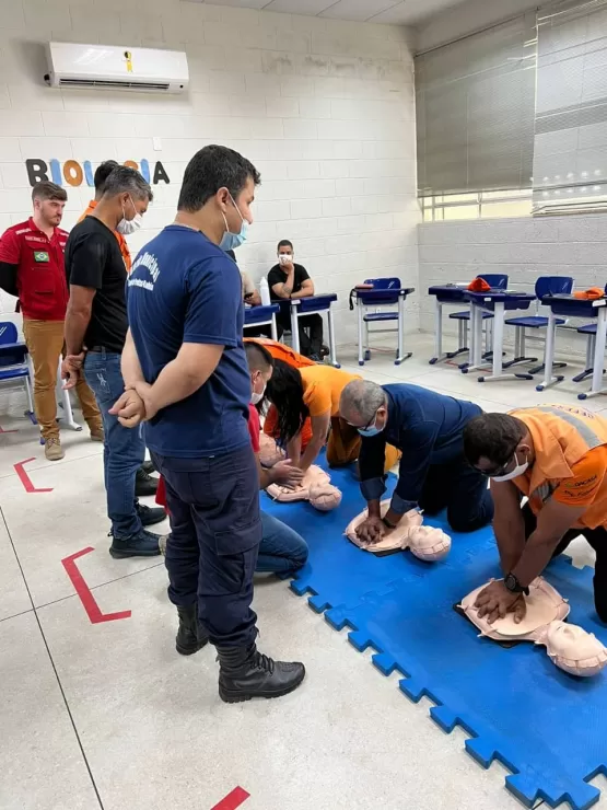 Séc. de Saúde realizou treinamento de primeiros socorros em resposta a desastres; iniciativa foi parte da campanha SOS Chuvas