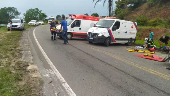 Acidente na BR 101 deixa duas mulheres mortas. Vítimas saíram de Minas com sentido a cidade do Prado