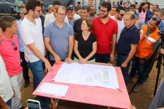 Prefeito Dr. Marcelo Belitardo anuncia a retomada da construção do Centro Municipal de Educação Infantilno bairro Liberdade I